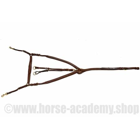 Collier de chasse et martingale T de T marron