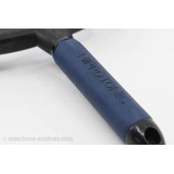 Zoom sur le manche du couteau de chaleur manche Soft Hippo-Tonic bleu