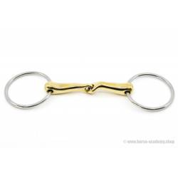 Mors simple anatomique en maillechort HKM