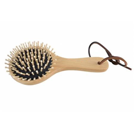 Brosse à crins bois ronde Borstiq