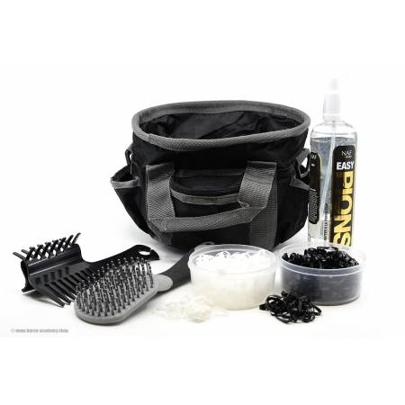 Set Spécial Pions, un sac, 2 outils, élastiques à crins, spray