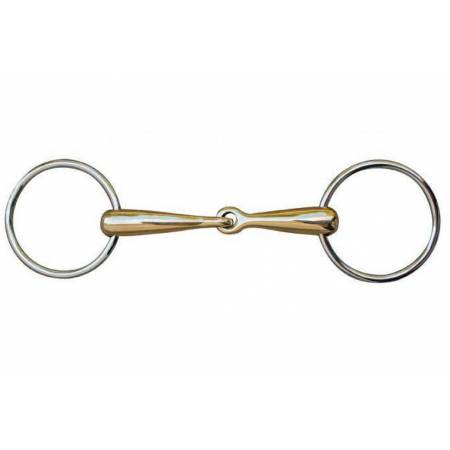 Mors simple brisure en maillechort gros canons