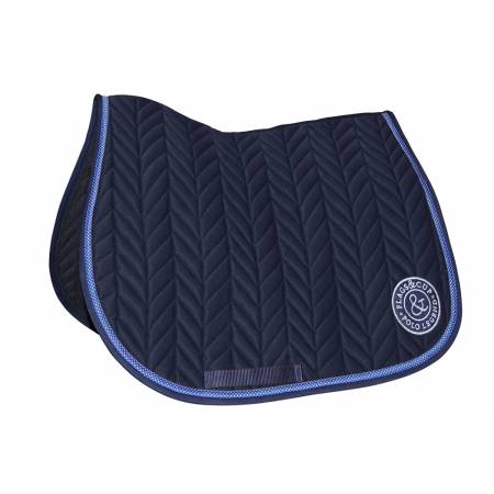 Tapis de selle Panama Flags&Cup bleu marine