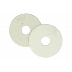 Rondelles de mors semi-ouvertes Norton blanches