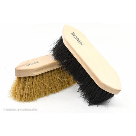 2 bouchons poils longs nylon et bois Hippotonic camel et marron