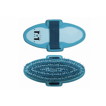 Brosse douce bicolore T de T turquoise