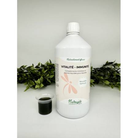 Bidon vitalité Immunité Liquide Nutragile avec dosette