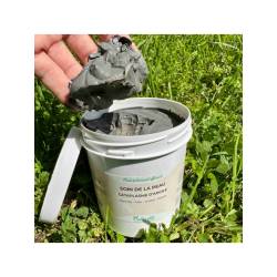 Pot de cataplasme d'argile Nutragile ouvert