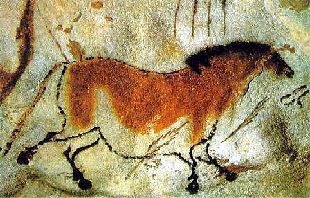 cheval peind au moyen age