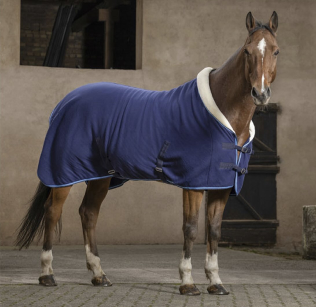 Couverture polaire séchante pour cheval